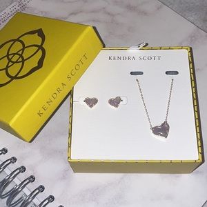 Heart Earrings and Necklace Set - Kendra Scott